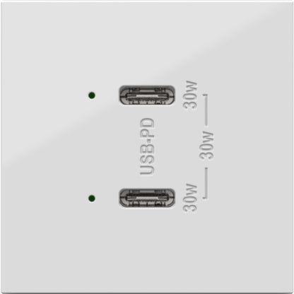 Adorne Ultra-Fast Plus Power Delivery USB Type-C/C Outlet in Detail.