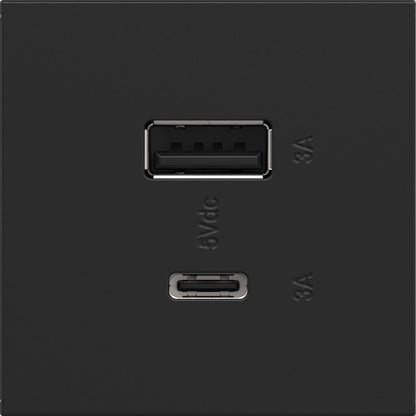 Adorne Ultra-Fast USB Type-A/C Outlet in Detail.