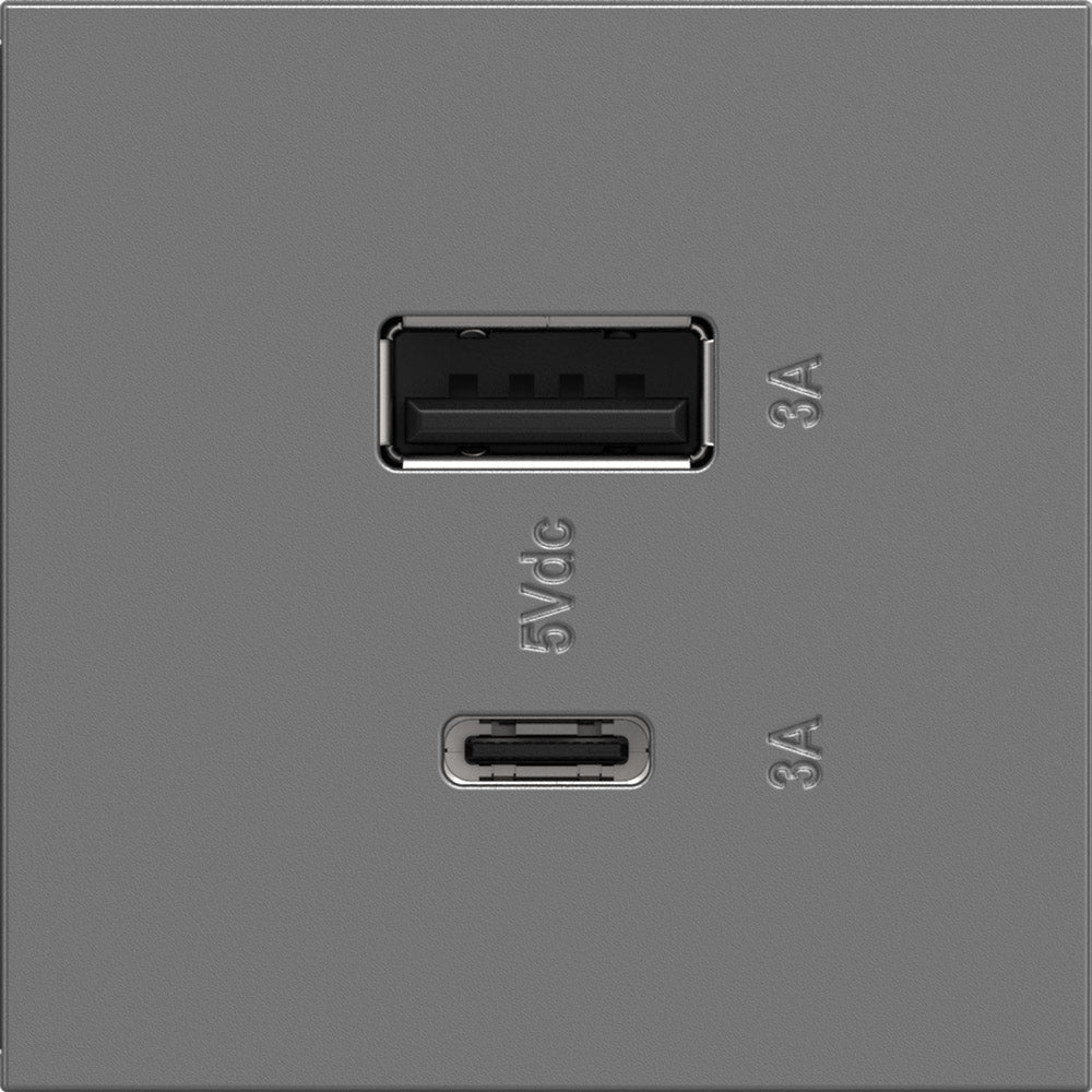 Adorne Ultra-Fast USB Type-A/C Outlet in Detail.
