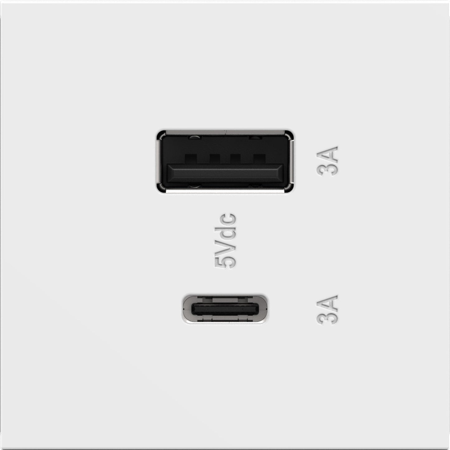 Adorne Ultra-Fast USB Type-A/C Outlet in Detail.