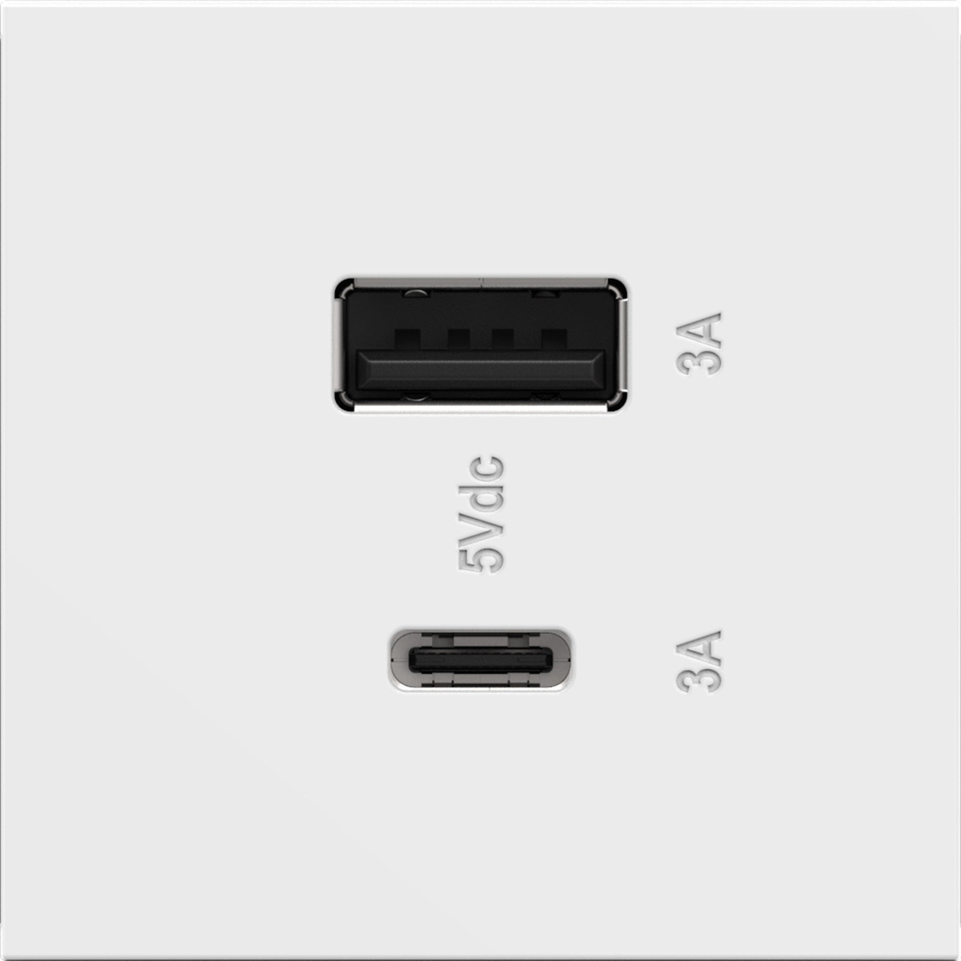Adorne Ultra-Fast USB Type-A/C Outlet in Detail.