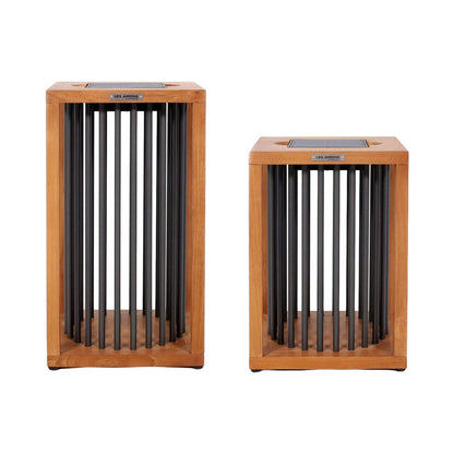 Akin Outdoor Solar LED Lantern in Detail.