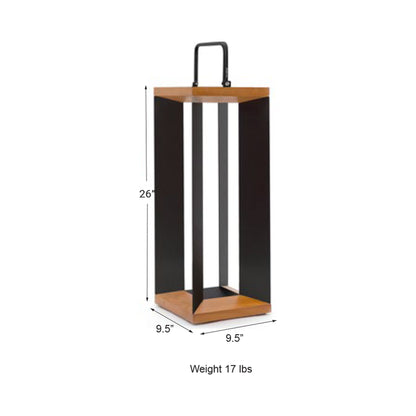 Blade 2.0 Outdoor Solar LED Lantern - line drawing.