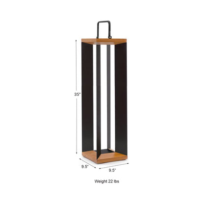 Blade 2.0 Outdoor Solar LED Lantern - line drawing.