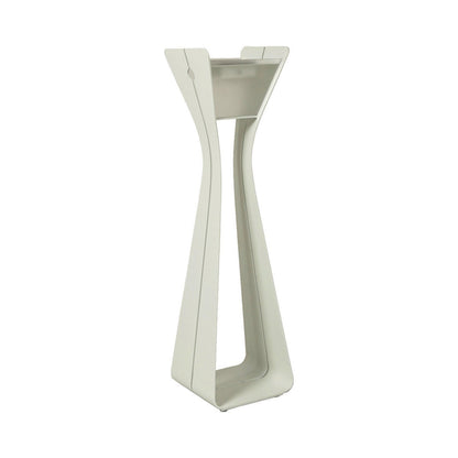 Bloom Solar LED Floor Lamp in White.