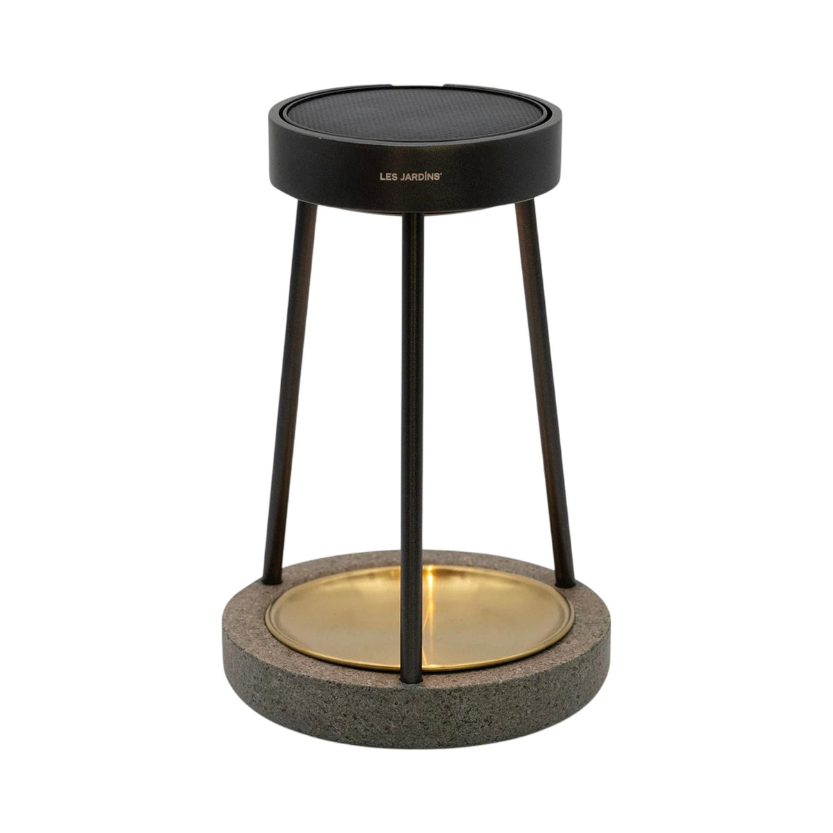 Bold Outdoor Solar LED Lantern in Gold.