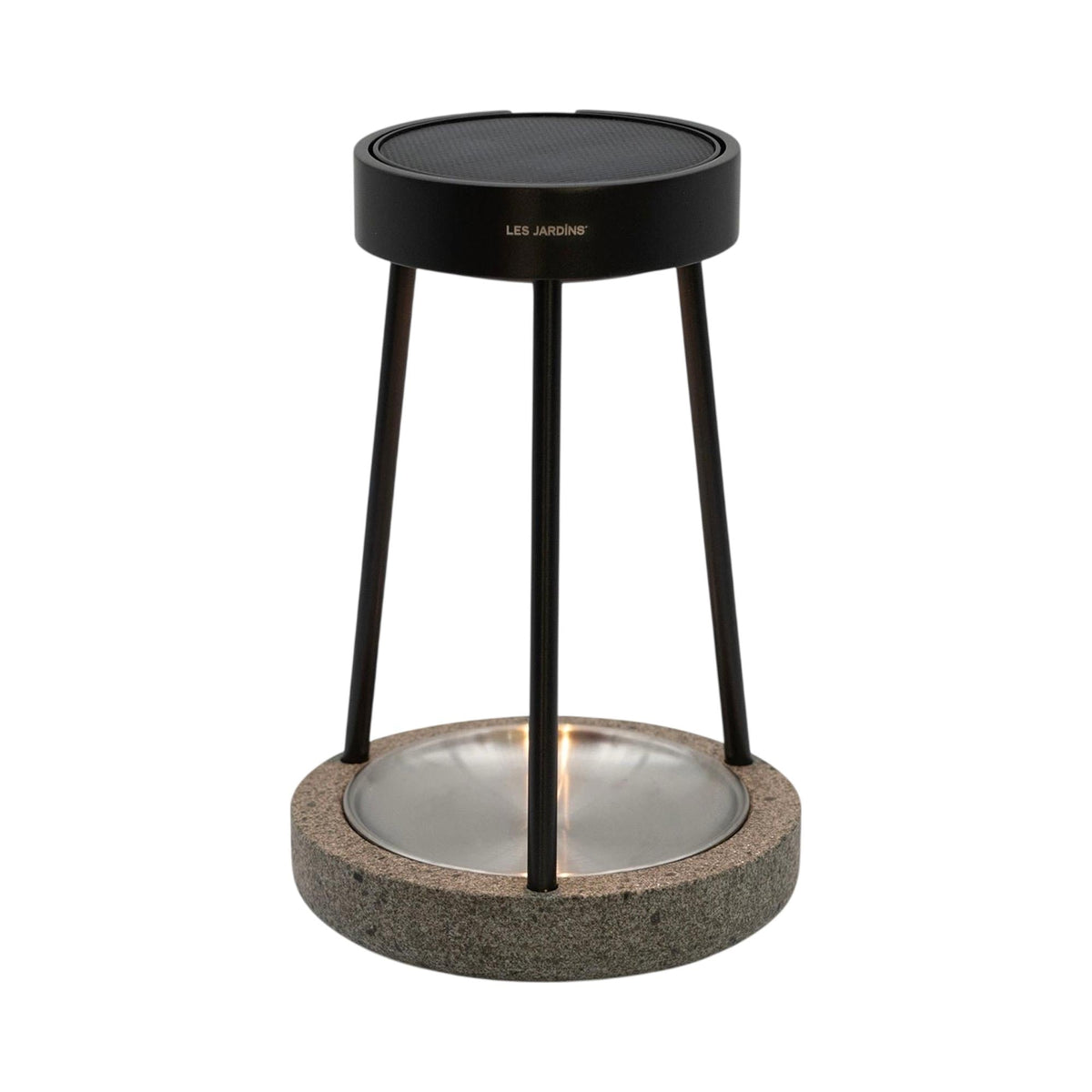 Bold Outdoor Solar LED Lantern in Silver.
