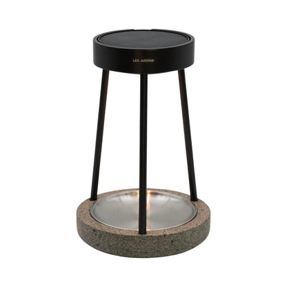 Bold Outdoor Solar LED Lantern in Silver.