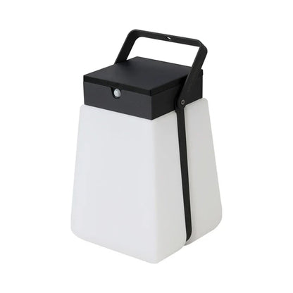 Bump Outdoor Solar LED Lantern in Graphite.