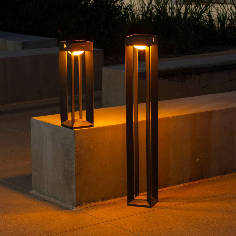 Faro Outdoor Solar LED Pathway Light in Outside Area.