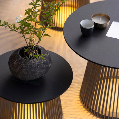 Halo Solar LED Table in living room.