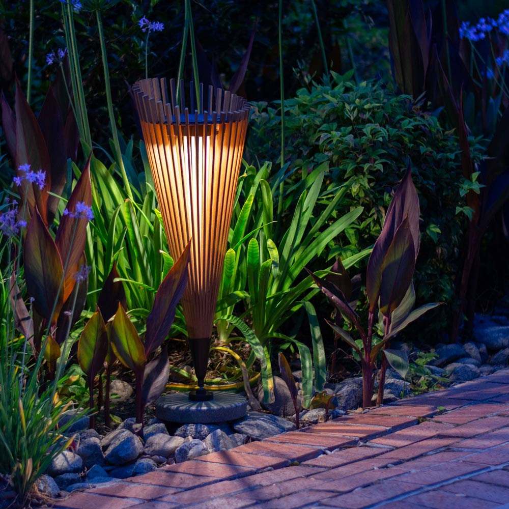 Ikon Outdoor Solar LED Pathway Light in Outside Area.