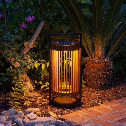 Jazz Outdoor Solar LED Lantern in Outside Area.
