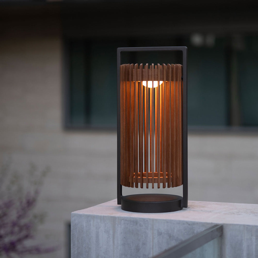 Jazz Outdoor Solar LED Lantern in Outside Area.