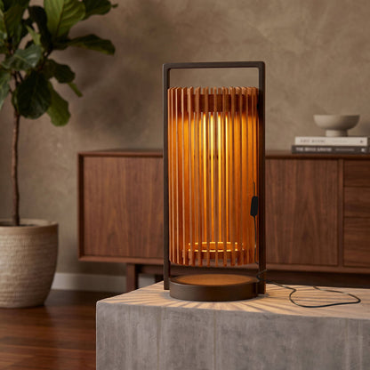 Jazz Solar LED Lantern in living room.