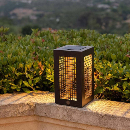 Koob Outdoor Solar LED Lantern in Outside Area.