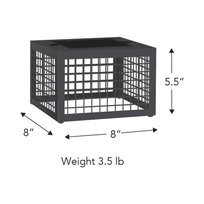 Koob Outdoor Solar LED Table Lamp - line drawing.