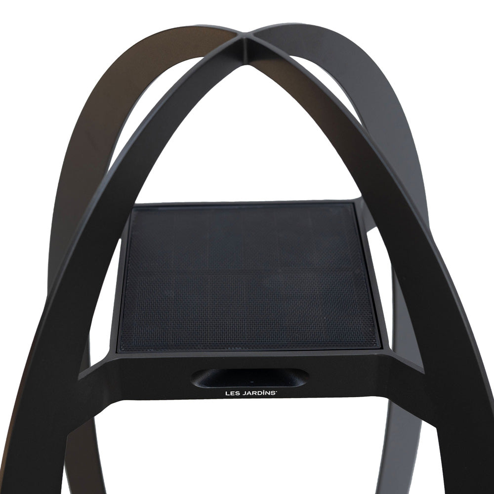 Oval Outdoor Solar LED Floor Lamp in Detail.