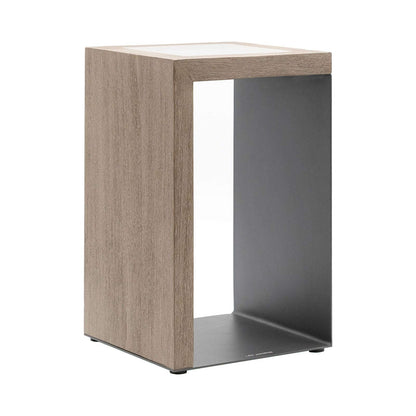 Rancho Outdoor Solar LED Lantern in Graphite.