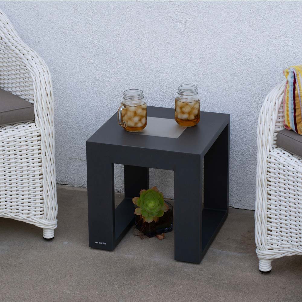 Rancho Outdoor Solar LED Table in Outside Area.
