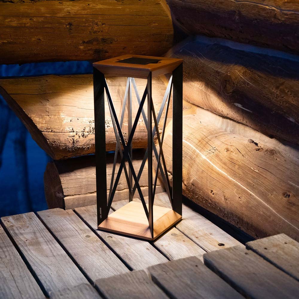 Soho Outdoor Solar LED Lantern in Outside Area.