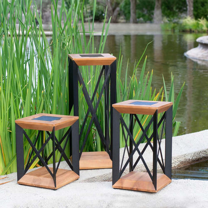 Soho Outdoor Solar LED Lantern in Outside Area.