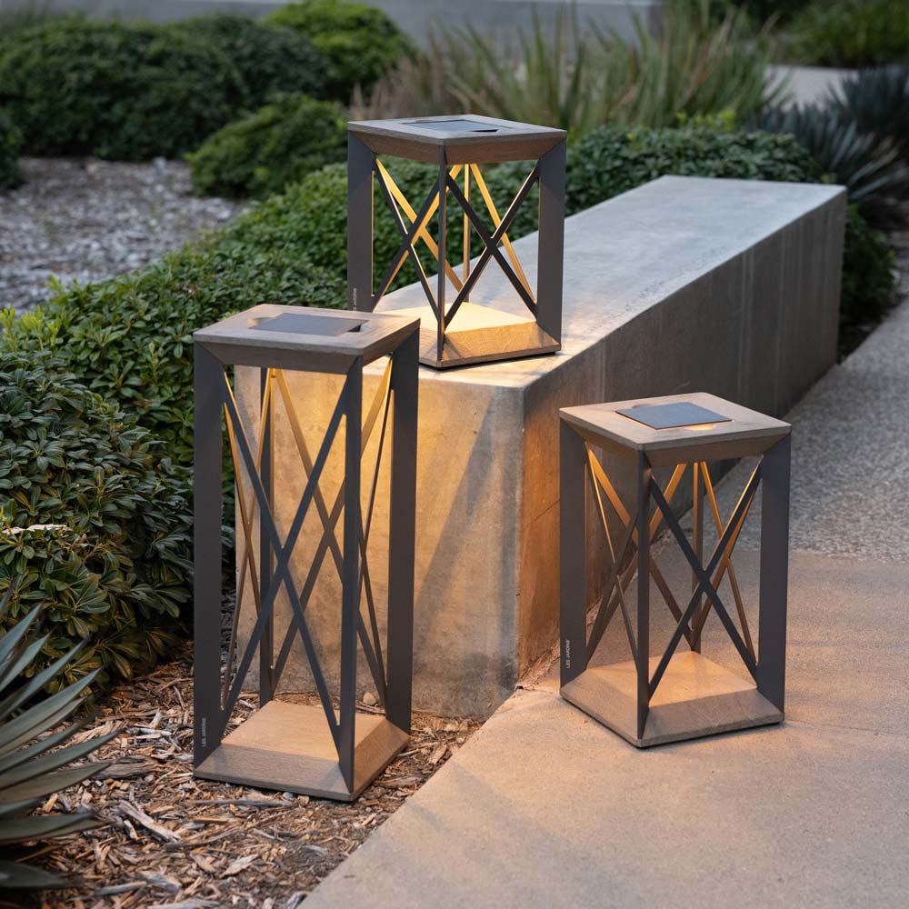 Soho Outdoor Solar LED Lantern in Outside Area.