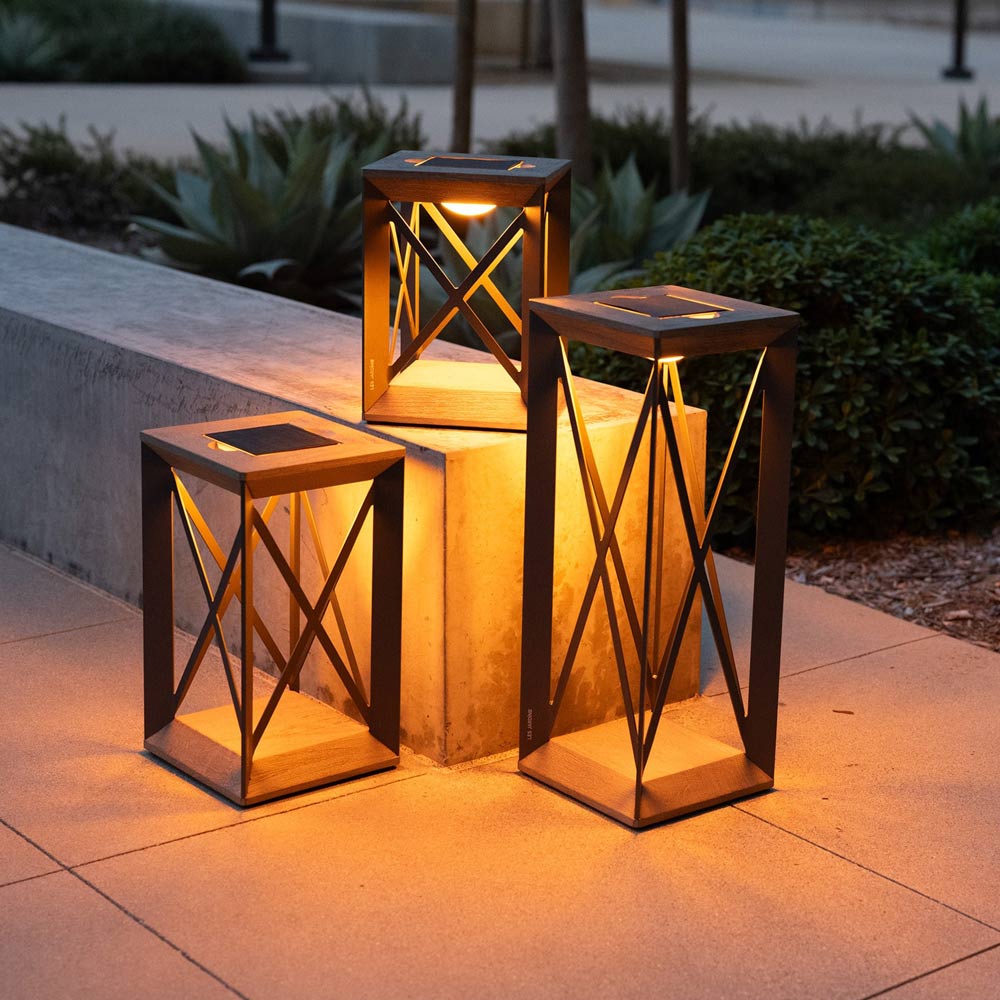 Soho Outdoor Solar LED Lantern in Outside Area.