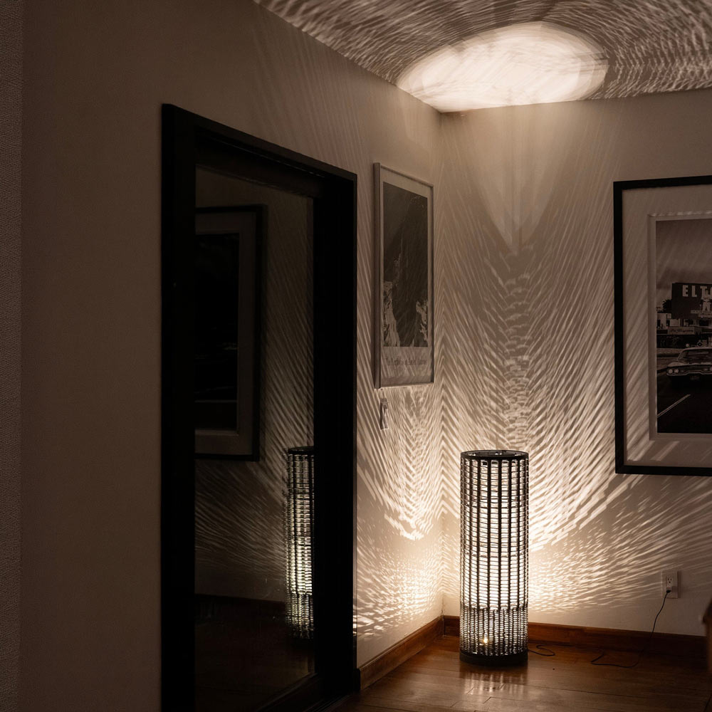Solo Solo LED Floor Lamp in living room.