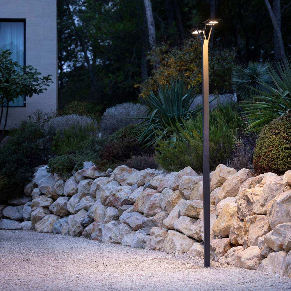 Swan Outdoor Solar LED Pathway Light in Outside Area.