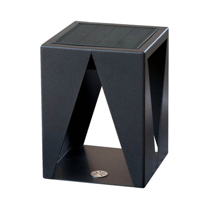 Teatree Outdoor Solar LED Table Lamp in Bronze.