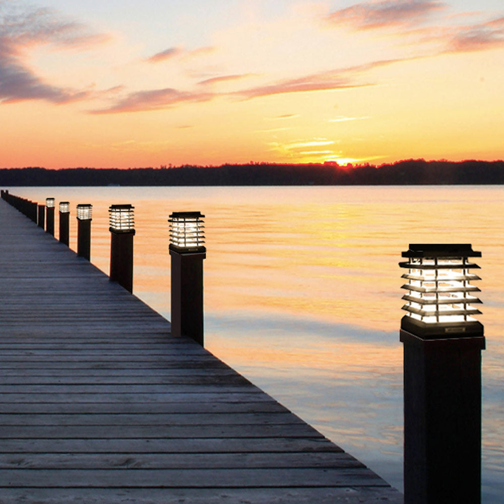 Tekura Outdoor Solar LED Deck Light in Outside Area.