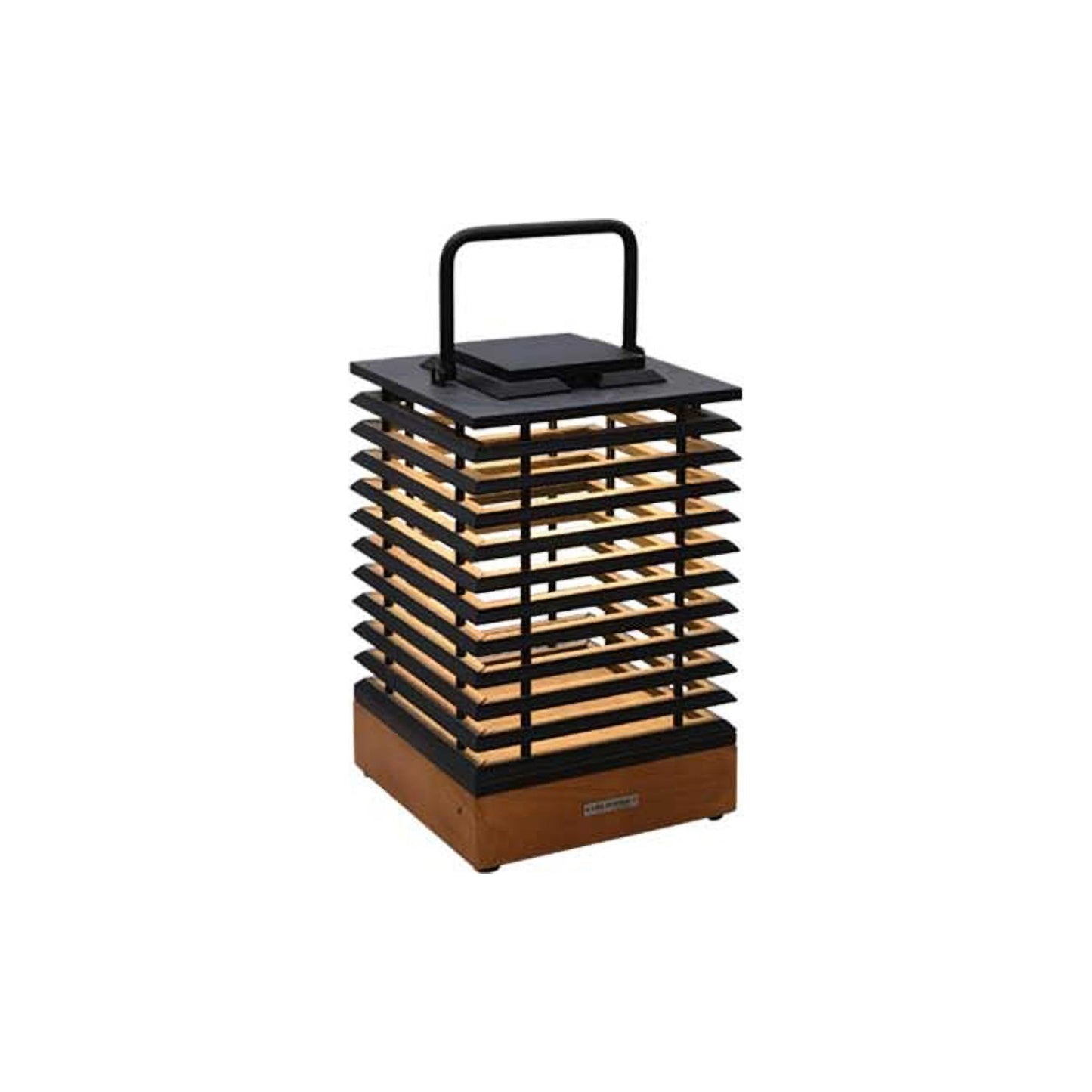 Tekura Outdoor Solar LED Lantern in Teak (Small).