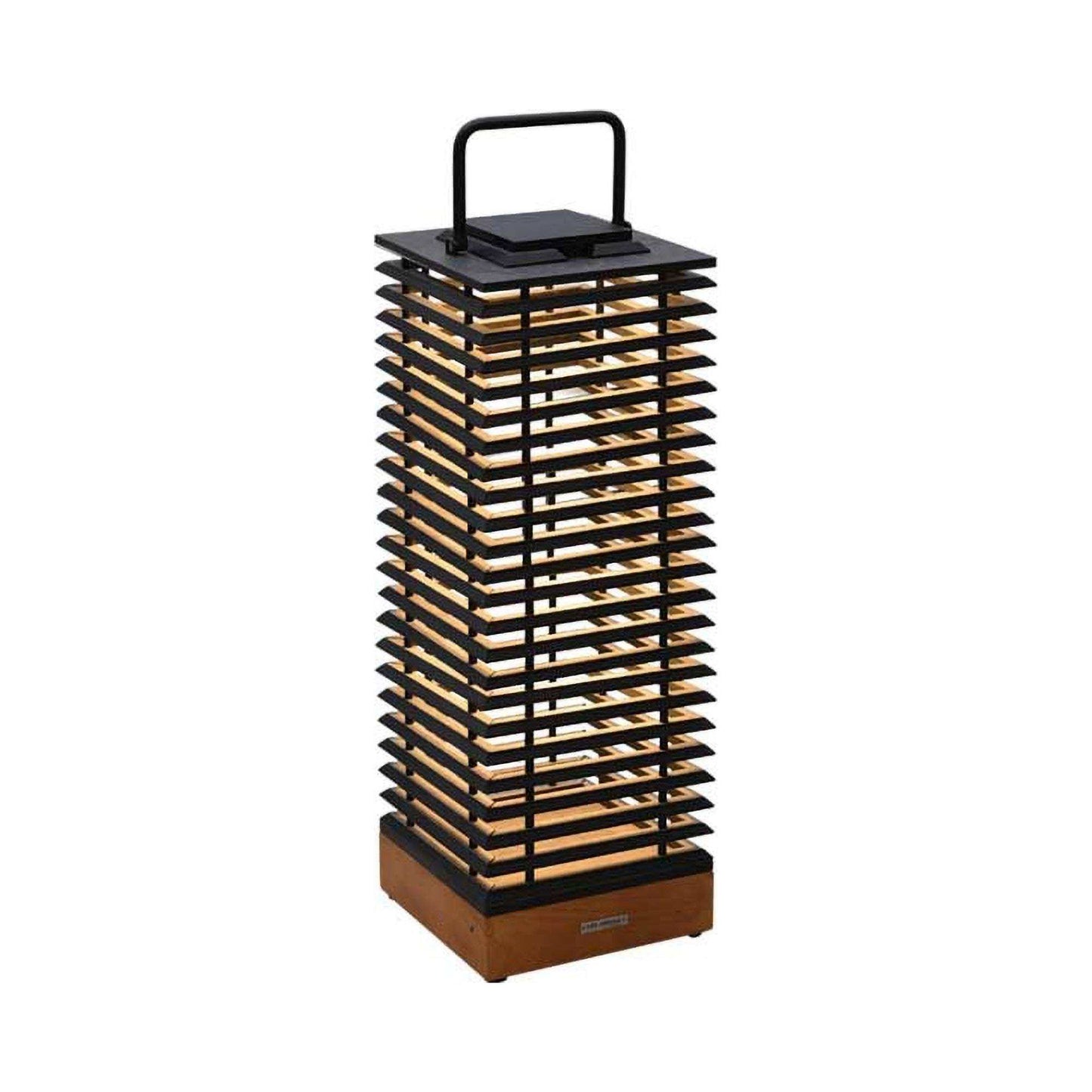 Tekura Outdoor Solar LED Lantern in Teak (Large).