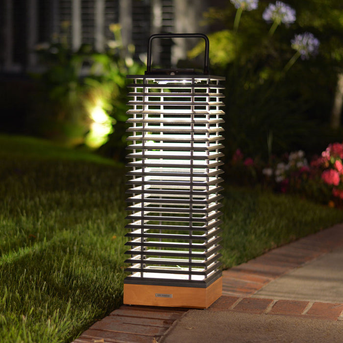 Tekura Outdoor Solar LED Lantern in Outside Area.