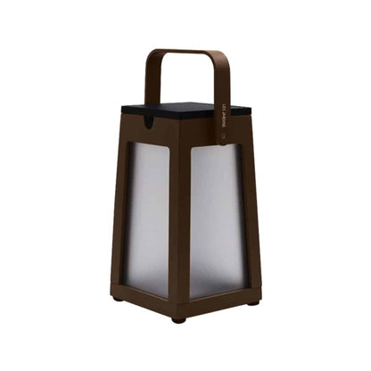 Tinka Outdoor Solar LED Lantern in Corten.