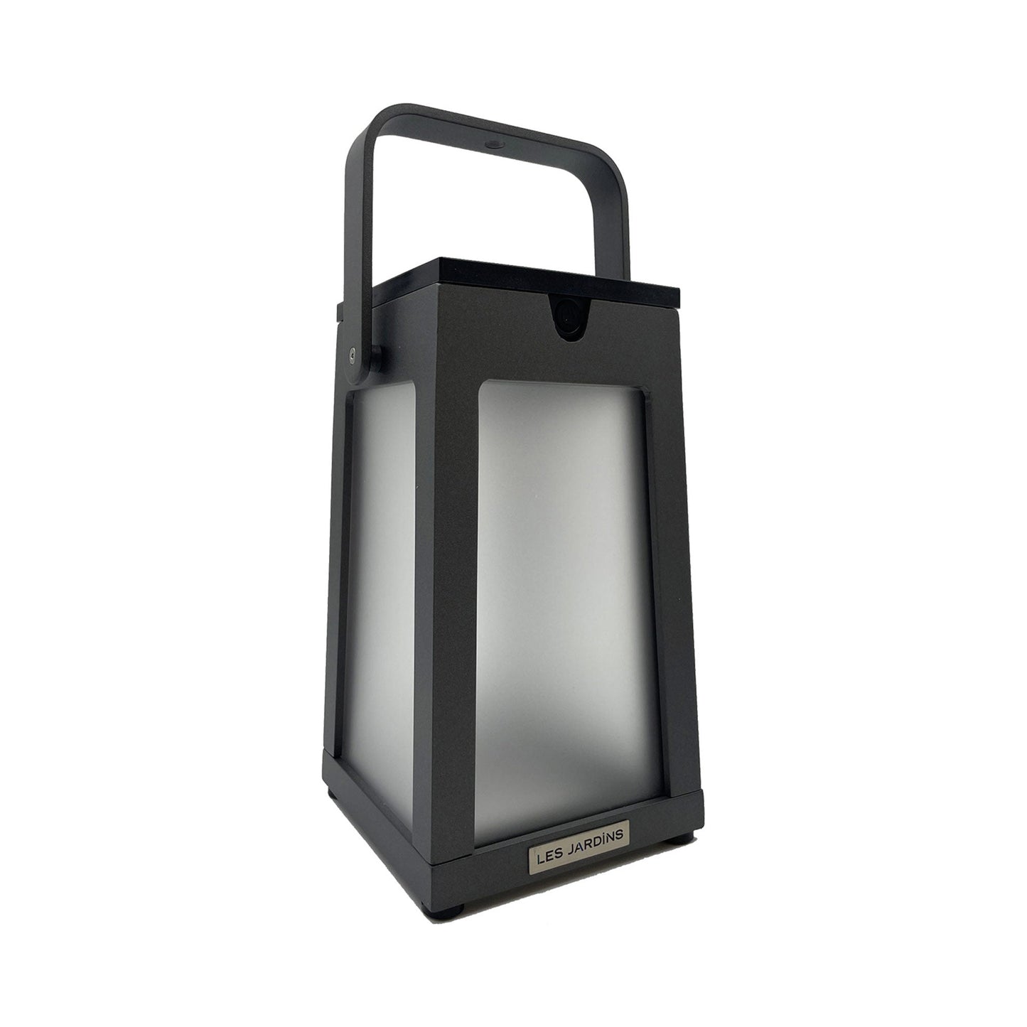 Tinka Outdoor Solar LED Lantern in Space Grey.