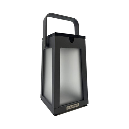 Tinka Outdoor Solar LED Lantern in Space Grey.