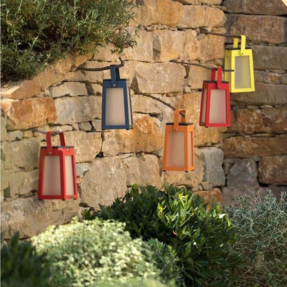 Tinka Outdoor Solar LED Lantern in Outside Area.