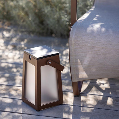 Tinka Outdoor Solar LED Lantern in Outside Area.