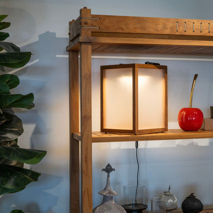 Tradition 2.0 Solar LED Lantern in living room.