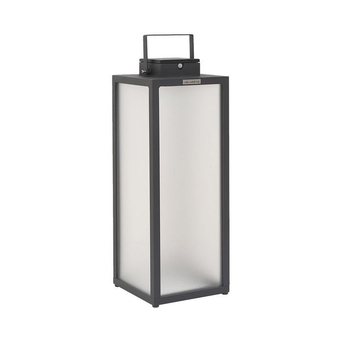 Tradition Outdoor Solar LED Lantern in Anthracite (Large).