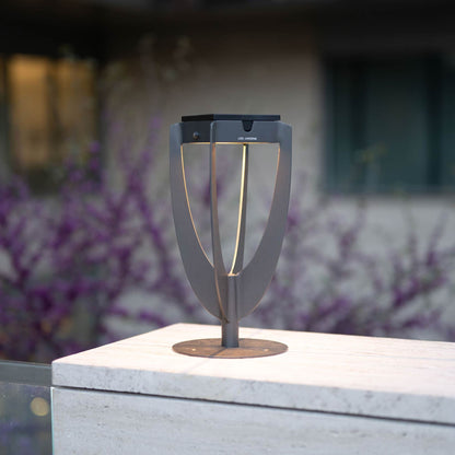Tulip Outdoor Solar LED Pathway Light in Outside Area.
