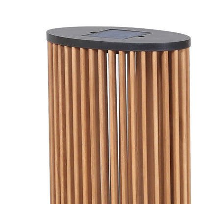Yaro Outdoor Solar LED Floor Lamp in Detail.