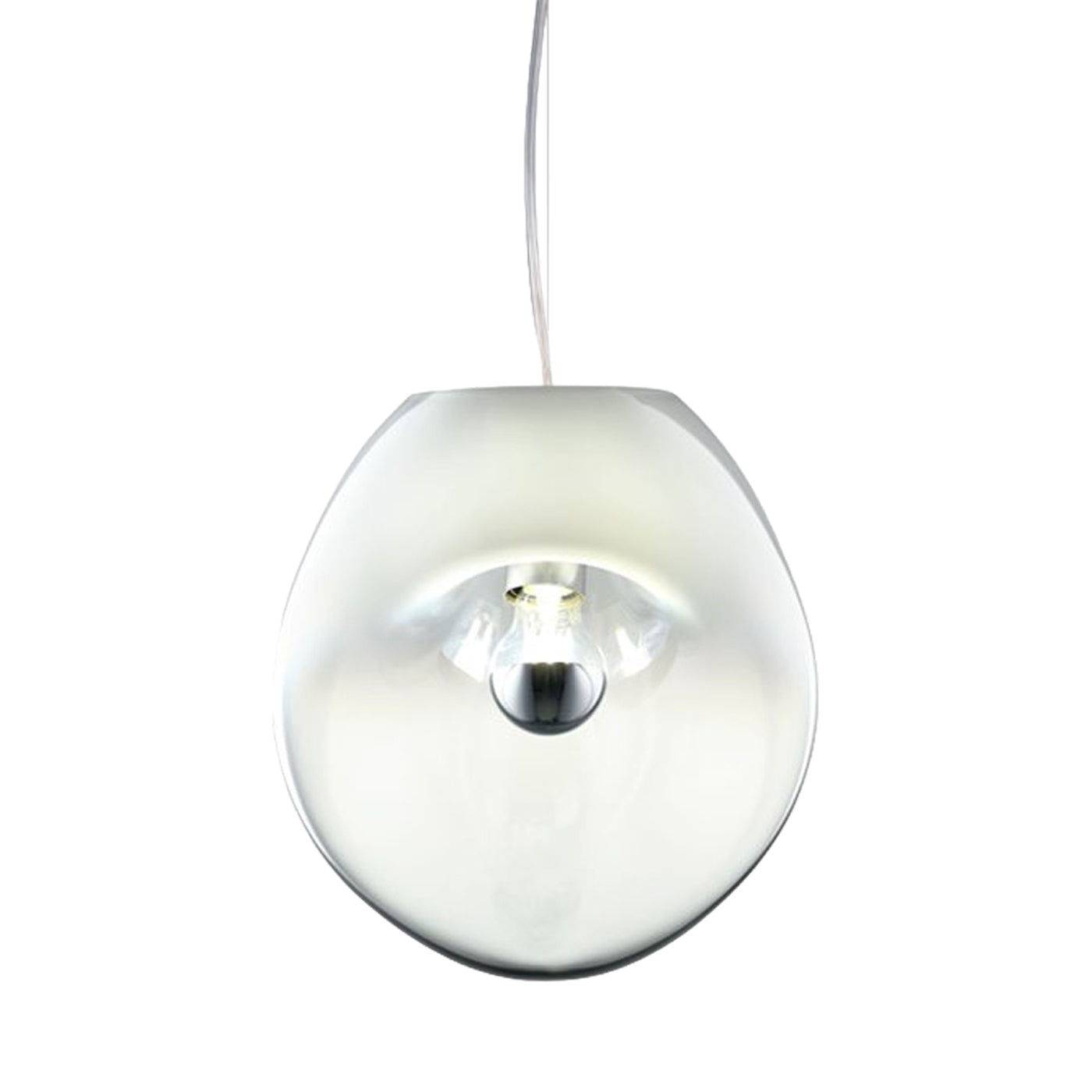 Lightbody Pendant Light in Shaded White.