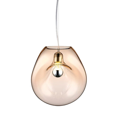 Lightbody Pendant Light in Transparent Pink.