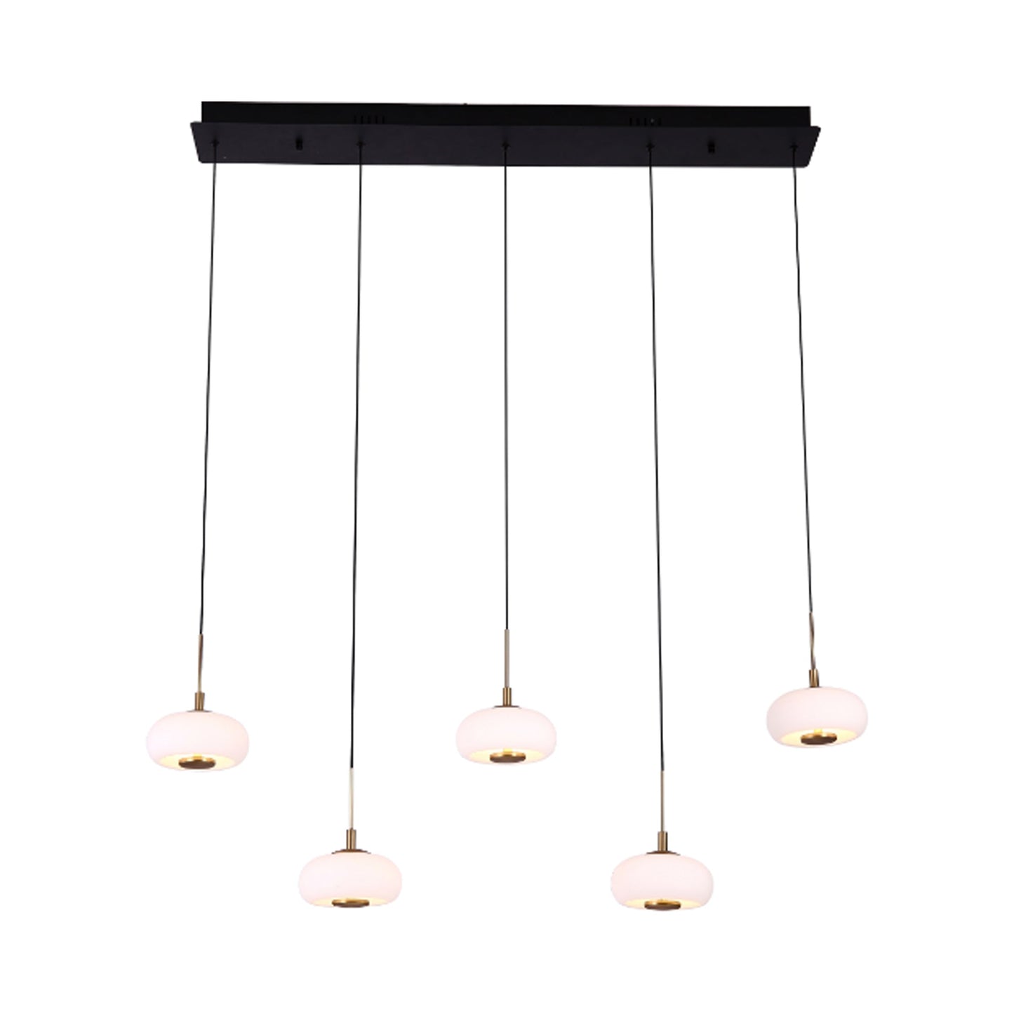 Adelfia Linear LED Chandelier in Detail.