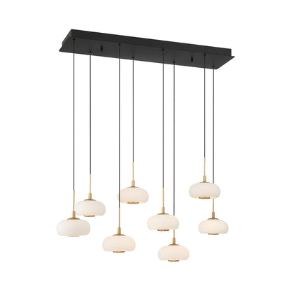 Adelfia Rectangular LED Chandelier.