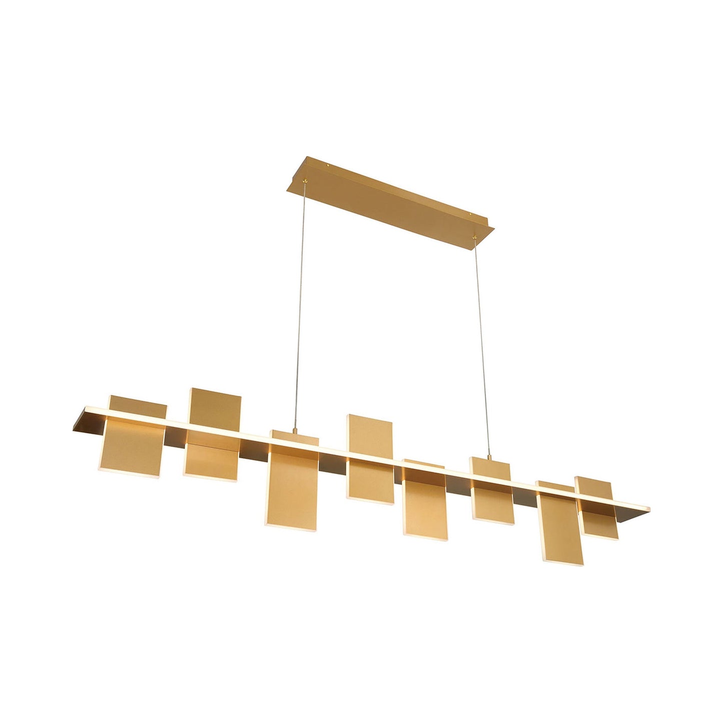 Affilato Linear LED Chandelier in Detail.