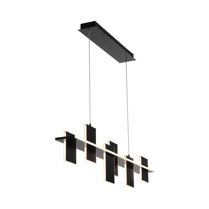 Affilato Linear LED Chandelier in Detail.